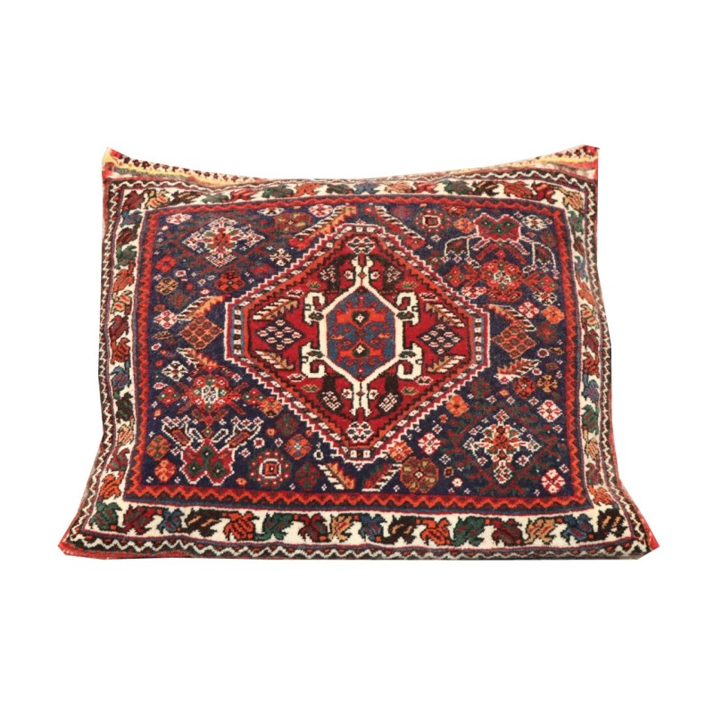 Fine Old Qashqai Throw Cushion