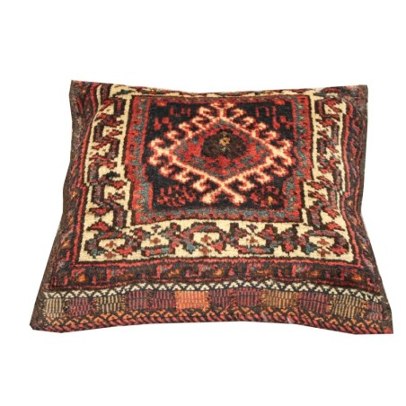 Antique Qashqai Throw Cushion